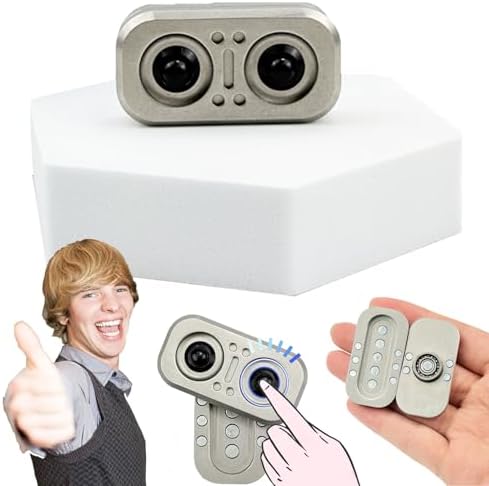 Owl Fidget Spinner Fidget Push Slider Alivio Del Estrés Spinner Mano Para Hombres Negro