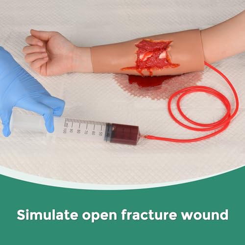 Image of Open Fracture Wound Sleeve, Wound Dressing Training Model, Stop the Bleeding Training Kit for Medical Education