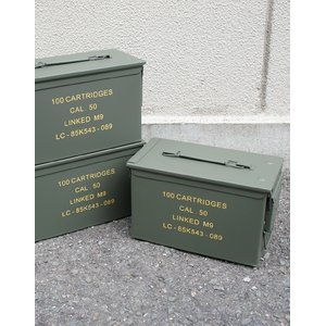 Amazon.co.jp: 米軍 アンモボックス ミディアム B X107YN (レプリカ