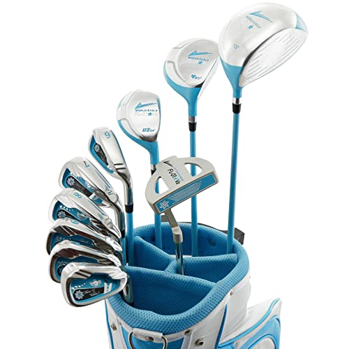 ♥レディース　WORLDEAGLE　ゴルフフルセット　即ラウンドOK　送料込み Amazon.co.jp: WORLD EAGLE 初心者向け 女性用 ゴルフクラブセット 右