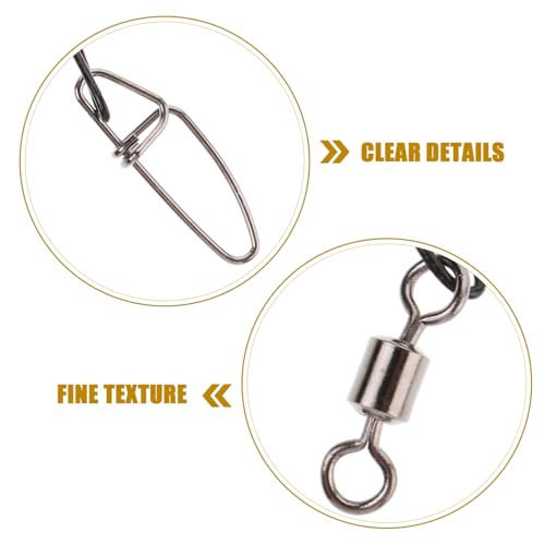 Abaodam 10pcs heavy duty fishing leaders steel wire miniatura 7