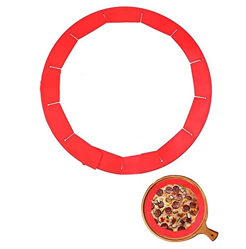 Adjustable Pie Crust Shield , Silicone Pie Protectors Bake Crust Protector Pie Crust Protector Cover Kitchen Tool for Baking Pie Pizza, Fit 8-11.4 Inch Pies Reusable Pie Shield