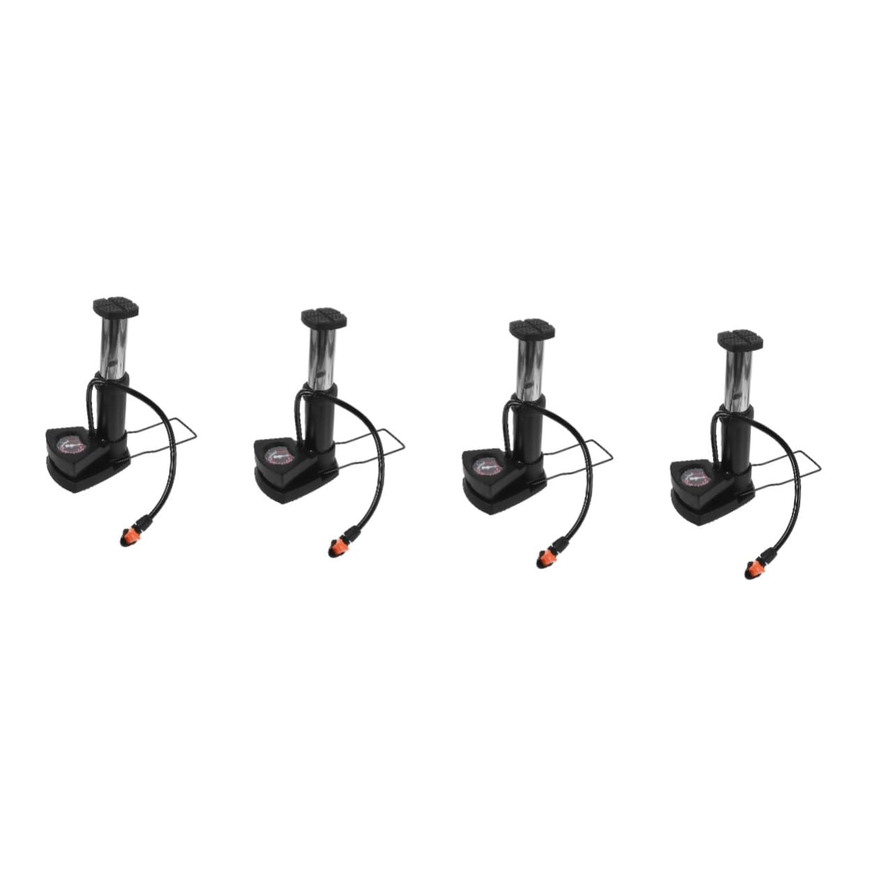 3 Pz pompa ad aria portatile gonfiatore portatile pompa aria portatile bicicletta accessori per auto fornitura di pneumatici pompa bici ad alta pressione verticale pompa a pedale