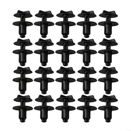 20 clips de nailon negro para panel de cubierta, sustituye a LR024316, para agujero de 9 mm, para Range para Rover y Evoque Discovery Sport modelos 2012-2016