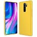 Produktbild Conie® Basic Backcove Hülle für Xiaomi Redmi Note 8 Pro, [ Microfaser Innenfutter ] Schutzhülle sturzsichere Hülle aus TPU Anti Fingerprint Rückschale, Redmi Note 8 Pro Case Gelb