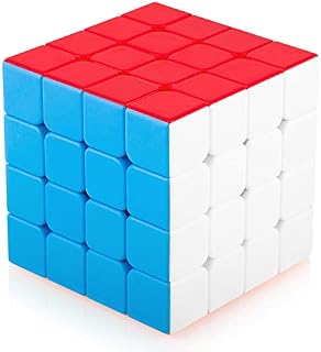Maomaoyu Speed Magic Cube Stickerless 4x4 4x4x4 Smooth Magic Cube 3D Twist Brain Teasers Stocking Filler Toy