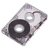 Utilisation polyvalente pour le bricolage : convient à la création de souvenirs audio uniques, des messages personnels aux créations pour les occasions spéciales, cassette audio vierge et transparente, cassettes audio enregistrables