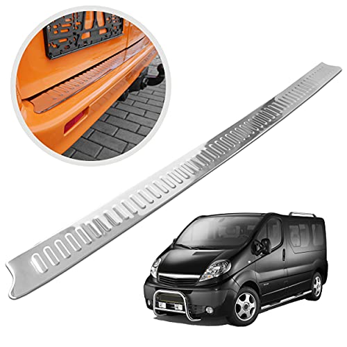 Protezione Paraurti Posteriore Chromemaster In Alluminio Per Opel Combo 2019-, Colore Grafite Ondulato