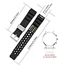 Topuly 20mm 22mm 24mm Rubber Watch Band Compatible for Citizen Hyper Aqualand Duplex Promaster Men's Dive Silicone Strap Wirstband accessories replacement for Men and Women (22mm) #1