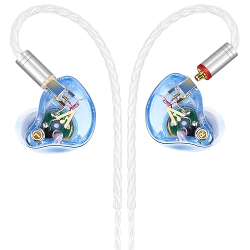 Image of Audiovance Vibes 202 HiFi Wired Earbuds, IEM in-Ear Monitor Headphones