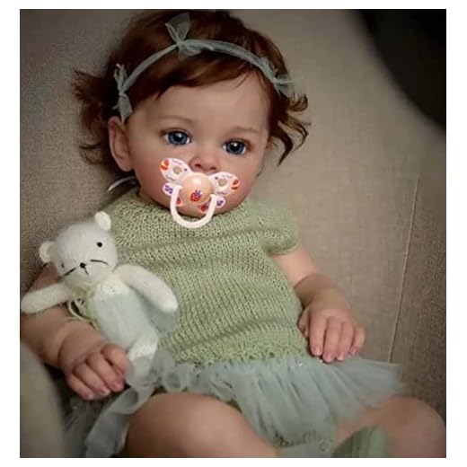 LZZTU Reborn Baby Doll Newborn 24 Inches Silicone Reborn Toddler Doll Hand Drawn Veins Baby Doll Real Life Size Baby Doll Toy for Birthday Gift Therapy for Dementia Patient