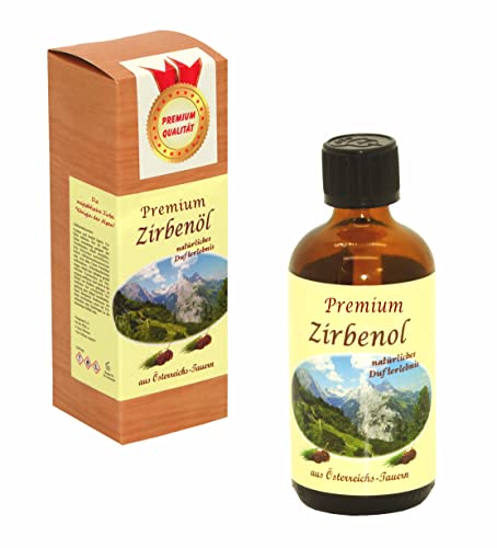 ZIRBENÖL Premium - 100% naturreines ätherisches Zirbelkiefernöl aus Österreich; 'pinus cembra' - Duftöl als Raumduft, zur Aromatherapie (20 ml)