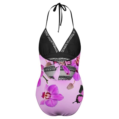 Bikini set une pièce fleurs masquant les imperfections