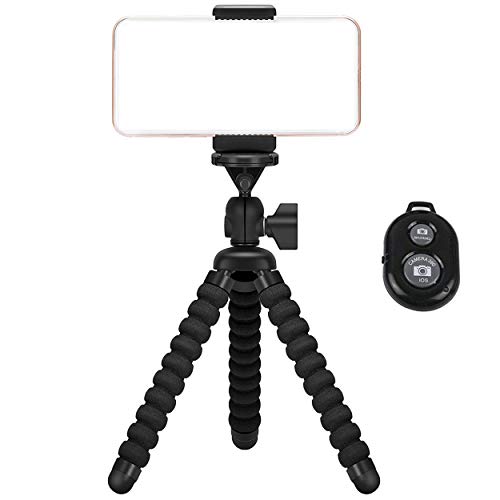 Ailun Cellphone Tripod Mount Stand Phone Holder for iPhone12/Pro/Mini/Pro Max 11/11 Pro/11 Pro MaxX Xs XR Xs Max Galaxy s20, s20+ S20 Note 10 More Cellphone Camera with Remote Non Battery Pack