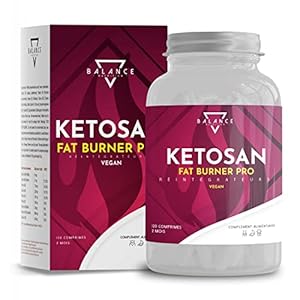 KETOSAN® – 120 Comprimés | Bruleur de Graisse Puissant | Coupe Faim | Perte de Poids | Maigrir Rapidement Efficacement | Complement Alimentaire Minceur | L&rsquo;authentique Keto Fat Burner | 100% Vegan