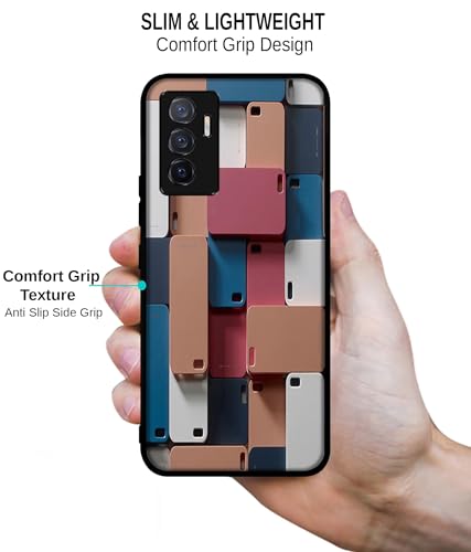 Image of Mobile Cover Design Premium 2D Printed Metal Back Case Cover for Vivo V23E 5G / Y75 4G
