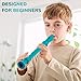 YONTY Soprano Recorder 8-Hole Instrument for Kids Beginners, Baroque Style C Key Kids Flute with Cleaning Rod & Case Bag for School Education Home Entertainment - Deep Green