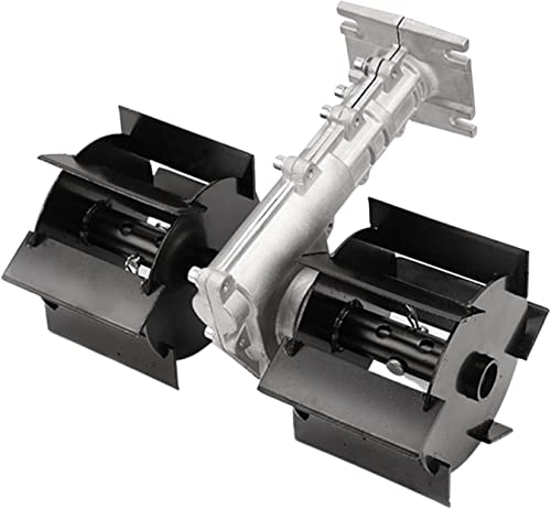 KNAKASAKI, Accesorio de Cultivador de Acero Inoxidable Desbrozadora, Herramientas de Jardinería, Aireador de Césped, Cultivador de Timón, Sistema de Cabeza Múltiple, Extractor de Malezas,