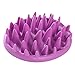 balacoo Pet Slow Feeder Pet Feeding Bowl Dog Slow Feeder Slow Feed Pet Bowl Pet Feeder Non-Slip Cat Food Bowl Purple