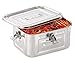 Kitchen Flower Stainless Steel Rectangular Kimchi Food Storage Container (8L / 271oz / 12