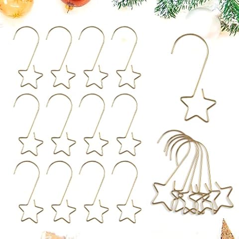 100 Stück Weihnachtsbaum Haken,Kugelaufhänger für Weihnachtsbaumschmuck Cover