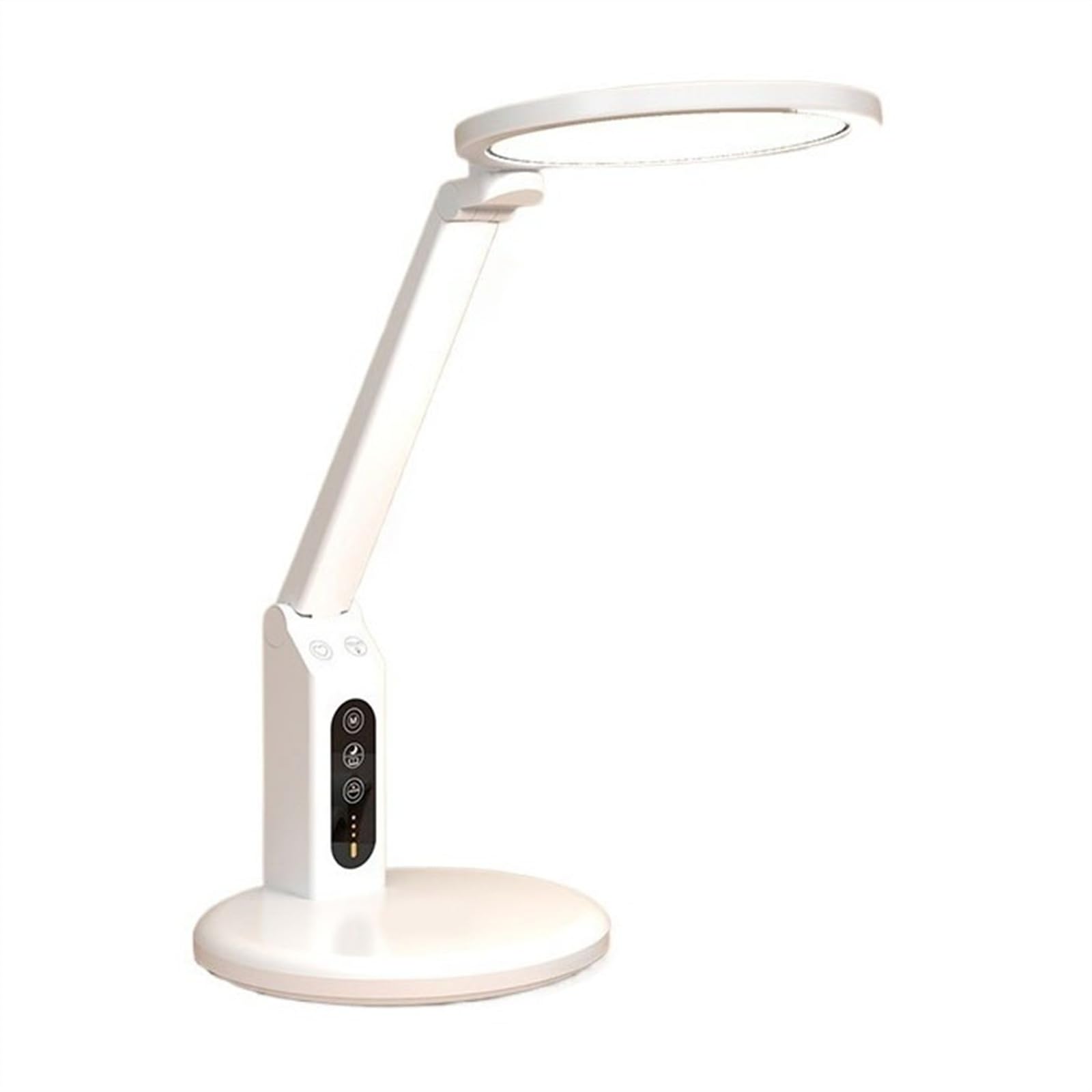 desk lamp Lampa biurkowa Lampa biurkowa LED, ściemniana lampa stołowa, 3 tryby kolorów i płynnie przyciemniana lampka do czytania ze sterowaniem dotykowym, funkcja pamięci, timer 45 minut, biała lampa