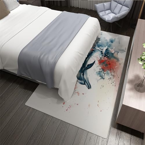 Tapis antidérapant dauphin lavable et léger pour intérieur - 5
