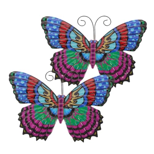 Ornement mural papillon en métal : habillez facilement une clôture de jardin ou un mur extérieur