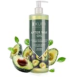 KUMI After Wax Oil with Sweet Almond & Avocado Oil - 500ml - Gentle Formula Removes Residue, Soothes Skin & Leaves a Luxurious Finish – Lightweight, Fast-Absorbing