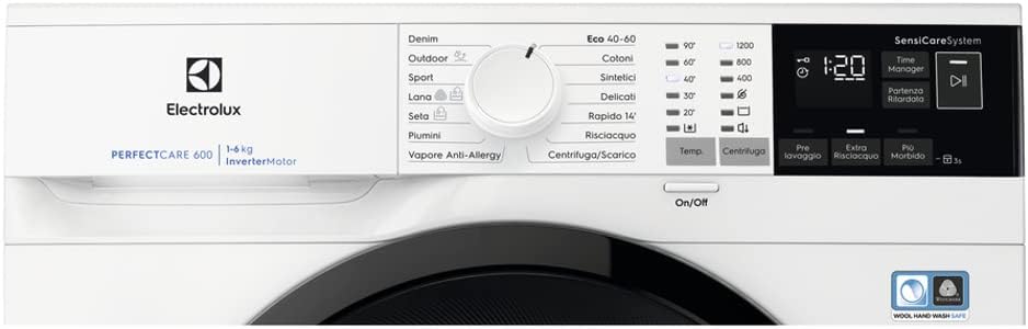 Lavatrice Slim EW6S462I 6 kg 1200 giri Classe C vapore Lavatrice Slim EW6S462I 6 kg 1200 giri Classe C vapore