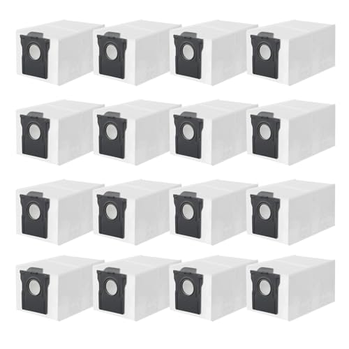 Image of 16 Pack Dust Bags for Dreame L40 /L40s /L50 /L60 /AE /CE /D30 /L10 /L10s Pro Ultra, X50 /X40 /X30 Ultra /Aqua10 Series & Mova E40 /P10 /P50 Pro Ultra Vacuum Cleaner,3L Large Capacity Bags Replacement
