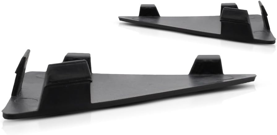 For Mazda 3/3 Sport Bumper Trim 2014 2015 2016 Driver and Passenger Side Pair/Set | Front | Side Access Hole Cover | Hatchback/Sedan | MA1038133 + MA1039133 | BJS750102 + BJS750101