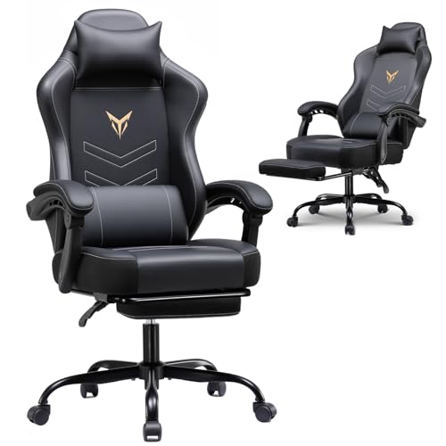 GTPLAYER Gaming Chair with Footrest