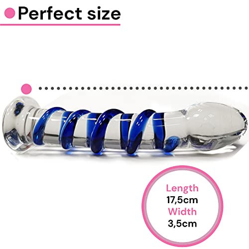 Glass dildo für Frauen und Männer: Long dildo Anal dildo Sexspielzeug XXL dildo frauen Masturbation Dildo groß Glasdildo Glasplug Dildo frauen SM Spielzeug Sex-Toys Big dildo Dildo extrem G04 – Bild 3