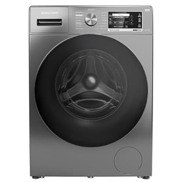 Lava e Seca Brastemp 10kg/6kg titanium com Smart Sensor e Triplo Vapor - BNC10AS 110V