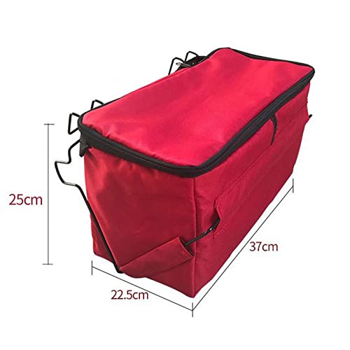 Collapsible 15L Insulated Cooler Bag with Trolley Cart - Perfect for Outdoor Picnics BBQs Camping and Golf - Versatile Storage for Frozen Foods and Drinks - Image 4