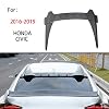 NINTE Roof Spoiler for Honda 10th Gen Civic 2016-2021 Sedan Models Unpainted ABS Type R Style Rear Spoiler Wing