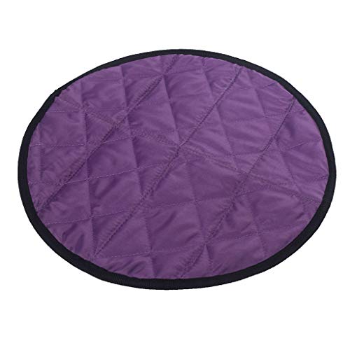 Tapete de espuma dobrável impermeável Tongina almofada de assento com bolsa de bolso - roxo