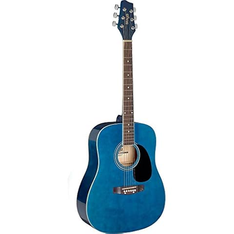 Stagg SA20D BLUE Dreadnought Acoustic Guitar Cover