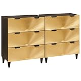 Mueble de madera de mango, estilo Art Deco, rectangular