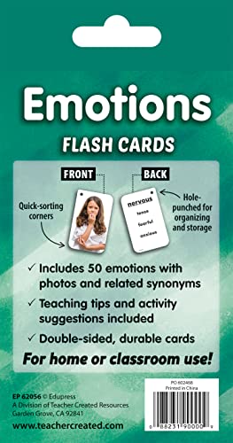 Image of Teacher Created Resources Emotions Flash Cards (EP62056)