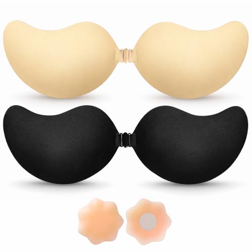 BLOOMORA Reggiseno Adesivo Push Up – Reggiseno Invisibile...