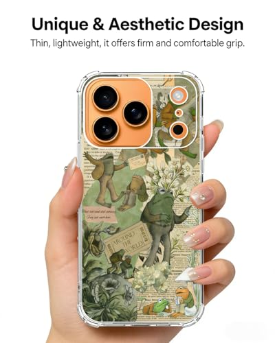 Coque de téléphone grenouille verte iPhone 17 Pro Max antichoc - 2