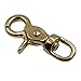 TEHAUX Heavy Duty Magnetic Hook Mini Carabiner Clips Bangle Keychain Brass Bag Lobster Clasp Lobster Claw Clasps Brass Buckle Cloth Hook Snap Hook Golden Sleeve Double Buckle to Rotate