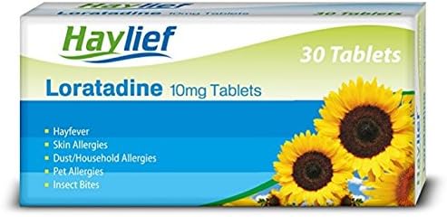 Haylief Loratadine Hayfever & Allergy Relief 10mg Tablets x 30 GSL