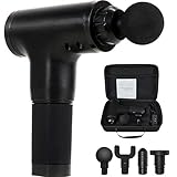 EINSTELLBARE INTENSITT - Diese Massagepistole verf¨¹gt ¨¹ber 6 Geschwindigkeitsstufen, mit denen Sie den richtigen und angemessenen Druck aus¨¹ben k?nnen, um Ihre Muskelschmerzen zu lindern.