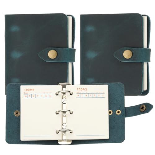 Cahier de notes A9 à anneaux PATIKIL bleu pour l'étude et les cours du soir