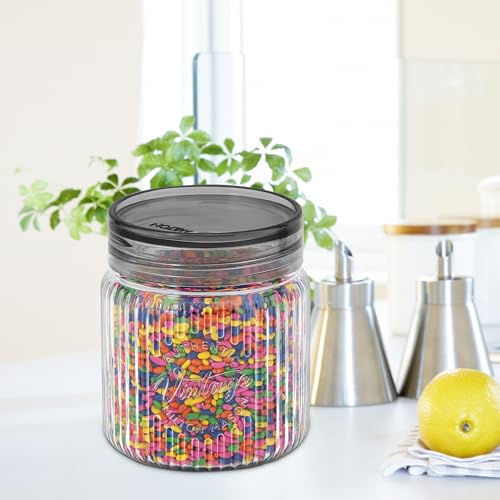 Image of Milton Olive Plastic Container with Lids, 345 ml, Clear Kitchen Storage Box Set of 3, Food Storage Jars for Kitchen, Tea Sugar Container, Airtight, Durable, Multi-purpose, Ideal for Kitchen Essentials