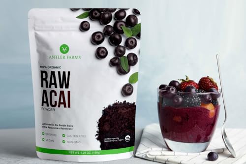 Antler Farms 711841907853 100% Pure Organic Raw Acai Powder thumb #3