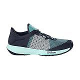 Logo en lateral Wilson Kaos Swift W, Zapatillas Deportivas Mujer, Outer Space/Aruba Blue/Soothing Sea, 41 1/3 EU